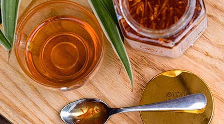 7 Lợi ích của mật ong ngâm đông trùng hạ thảo và nước chanh